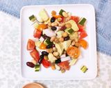 簡単フルーツとひよこ豆のチョップドサラダ作り方7写真
