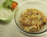 【10分弁当】鯖味噌缶と玉ねぎの卵とじ作り方6写真