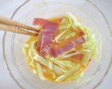 冷凍トースト！ベーコン卵のお好み焼き作り方1写真