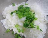 大根の葉っぱ＆春菊軸と蒸し大豆のおむすび作り方7写真