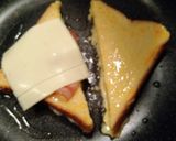 食パンアレンジ チーズ＆ベーコン作り方4写真
