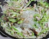 大葉春巻き！キャベツともやしで♪作り方7写真