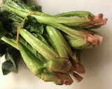 ＊ほうれん草とベーコンのバター炒め＊。作り方1写真