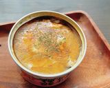 鮭中骨缶詰の缶のままバター醤油♡作り方3写真