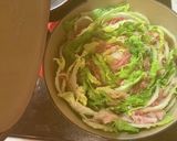 豆乳ポン酢で食べたい！豚肉白菜の重ね煮作り方4写真
