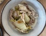 豆乳ポン酢で食べたい！豚肉白菜の重ね煮作り方7写真