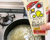 ほうれん草とメレンゲのスープ作り方3写真