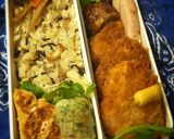 おじさん、残り物弁当(*≧∀≦*)作り方1写真
