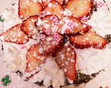 米粉でココアケーキ　混ぜるだけ作り方4写真