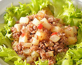 揚げ大根とひき肉のぽろぽろ炒め♪作り方7写真