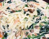 鮭とほうれん草のクリーミーチーズパスタ☆作り方7写真