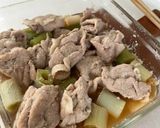 レンチン　豚ネギ煮作り方5写真