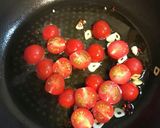 ミニトマトのペペロンチーノ作り方5写真
