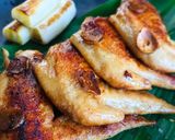 バター香る♡鶏手羽先のにんにく醤油焼き作り方6写真