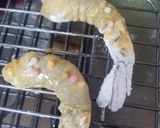 ぶぶあられエビフライ&アボチーズお花畑♡作り方4写真