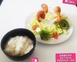 ぶぶあられエビフライ&アボチーズお花畑♡作り方8写真