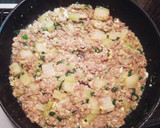 簡単☆豚挽き肉とセロリの卵炒め作り方4写真