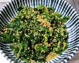 我が家の定番☆ほうれん草の胡麻和え♪作り方5写真
