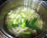 カレーうどん(豚肉、ネギ3種使用)作り方8写真