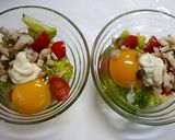 簡単!マヨチーズトースト☆ベジふわたま作り方3写真
