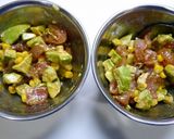 簡単！アボカドまぐろ丼☆胡麻風味作り方3写真