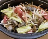 あさりと鶏肉のバター風味作り方2写真