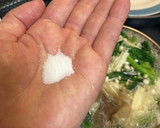 ほうれん草とふわふわ卵のスープ作り方4写真