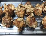鶏の塩から揚げ/にんにく黒胡椒味作り方6写真