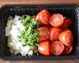 ミニトマトと新玉ねぎのレモンマリネ作り方1写真