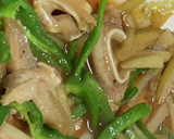 豚ミミと大根の皮でなんちゃって青椒肉絲作り方6写真