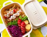 ミニ②サイズ♡弁当の隙間にハートちくわ作り方15写真