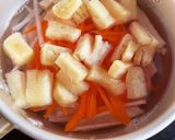 大根と人参のお味噌汁作り方3写真
