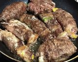 美味♡野菜牛肉巻きをグレービーソースで♡作り方7写真