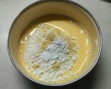 りんごとクリームチーズの蒸しケーキ作り方4写真