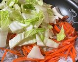 白菜 白滝のヘルシー炒め作り方3写真