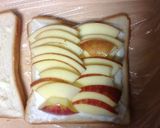 フライパンでホットサンド★林檎ヨーグルト作り方3写真