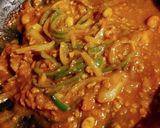 残ったキーマカレーで味へん、スパゲティに作り方4写真