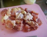 チリソースもエビもなし 鶏チリ作り方1写真