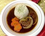 バレンタインに♡ポークステーキカレー作り方18写真
