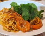 天使のエビで簡単トマトクリームパスタ作り方10写真