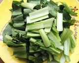 5分で！小松菜のアーモンド和え♪作り方1写真