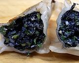 薬味たっぷり！竹炭餃子作り方12写真