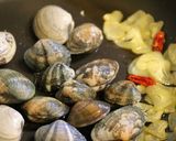 カゴメあまいトマトでペスカトーレ作り方3写真