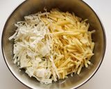 きたあかりとキャベツのチーズお好み焼き作り方2写真