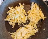 きたあかりとキャベツのチーズお好み焼き作り方4写真