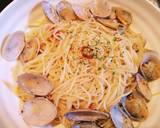 ボンゴレビアンコ　あさり　パスタ作り方5写真