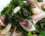 リカちゃん♡ヤリイカわさび菜にんにく醤油作り方13写真