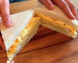 レンジで簡単！厚焼きたまごサンド♪作り方7写真