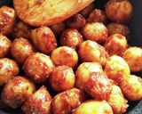 小芋の甘味噌炒め作り方6写真