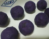 紫芋の塩あまっコロッケ☆（チーズ入り）作り方5写真